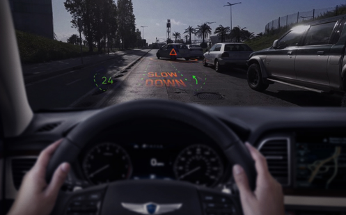 现代汽车集团合作WayRay 2019 CES展推全球首个全息AR导航系统